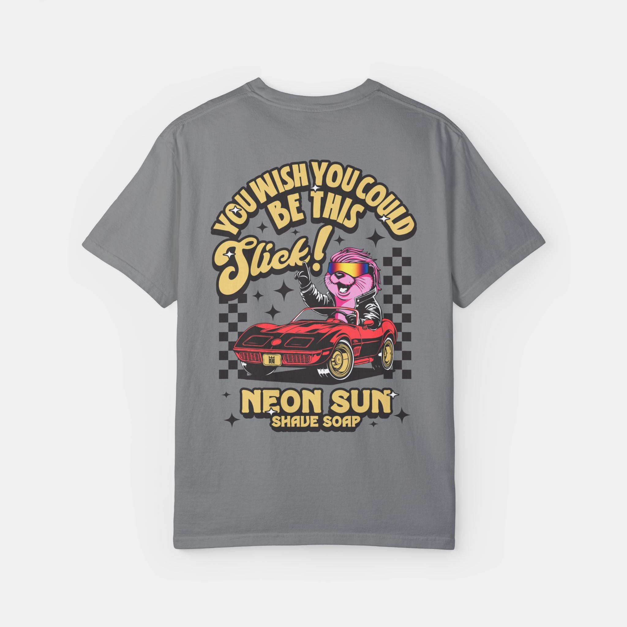 Noble Otter Be This Slick T-Shirt Bianca Cotone