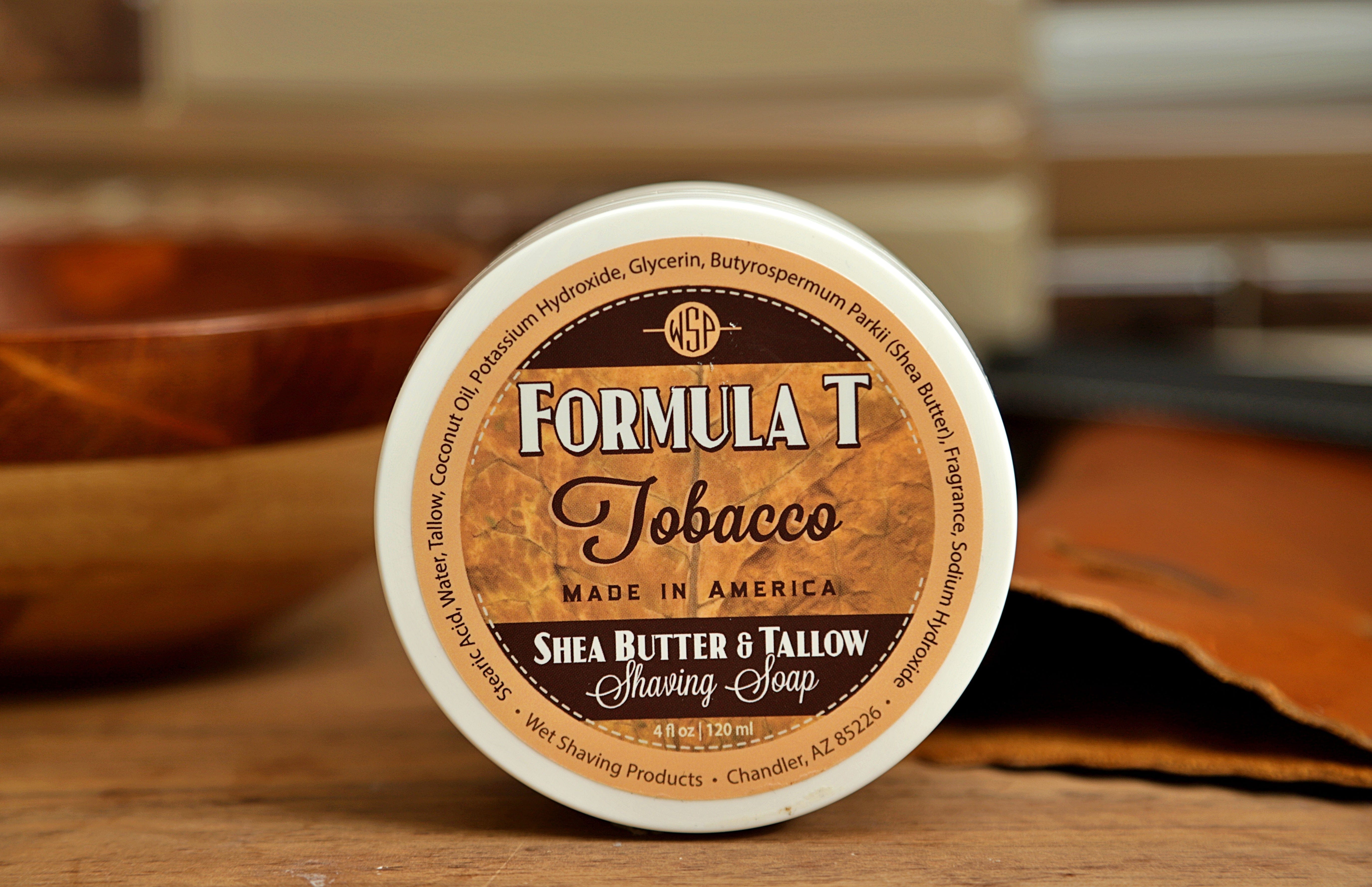 Wet Shaving Products Tobacco Formula T sapone da barba sego