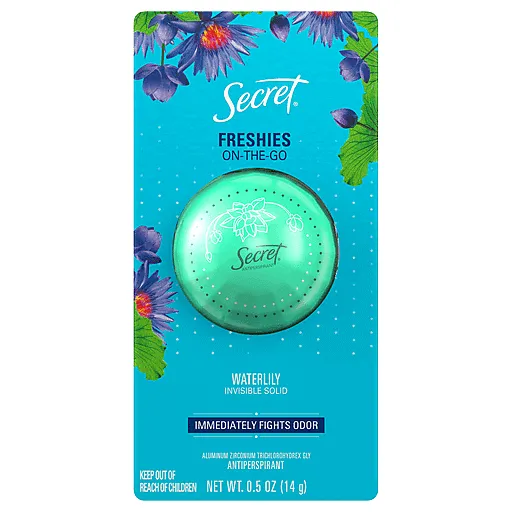 Pasteur Secret Freshie Cool Waterlily deodorante stick 0.5oz