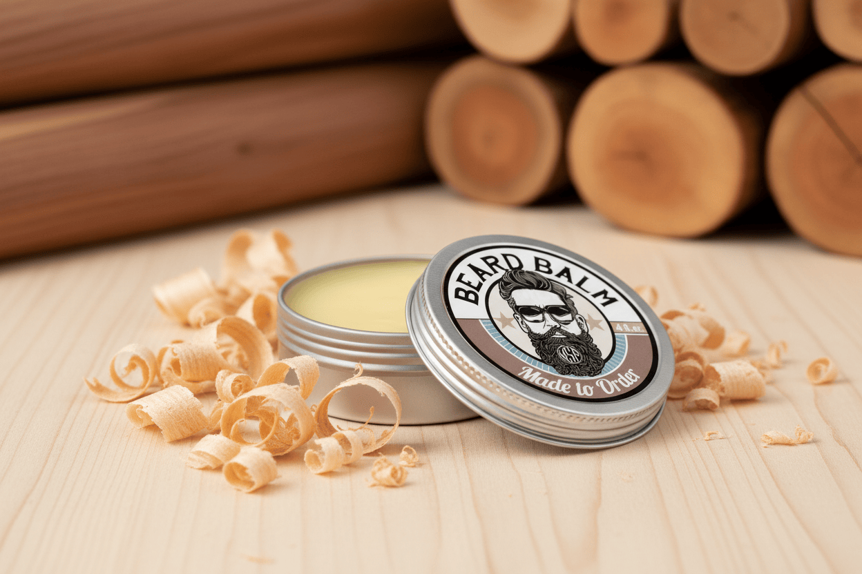 Wet Shaving Products Sandalwood balsamo barba 4 oz tenuta leggera