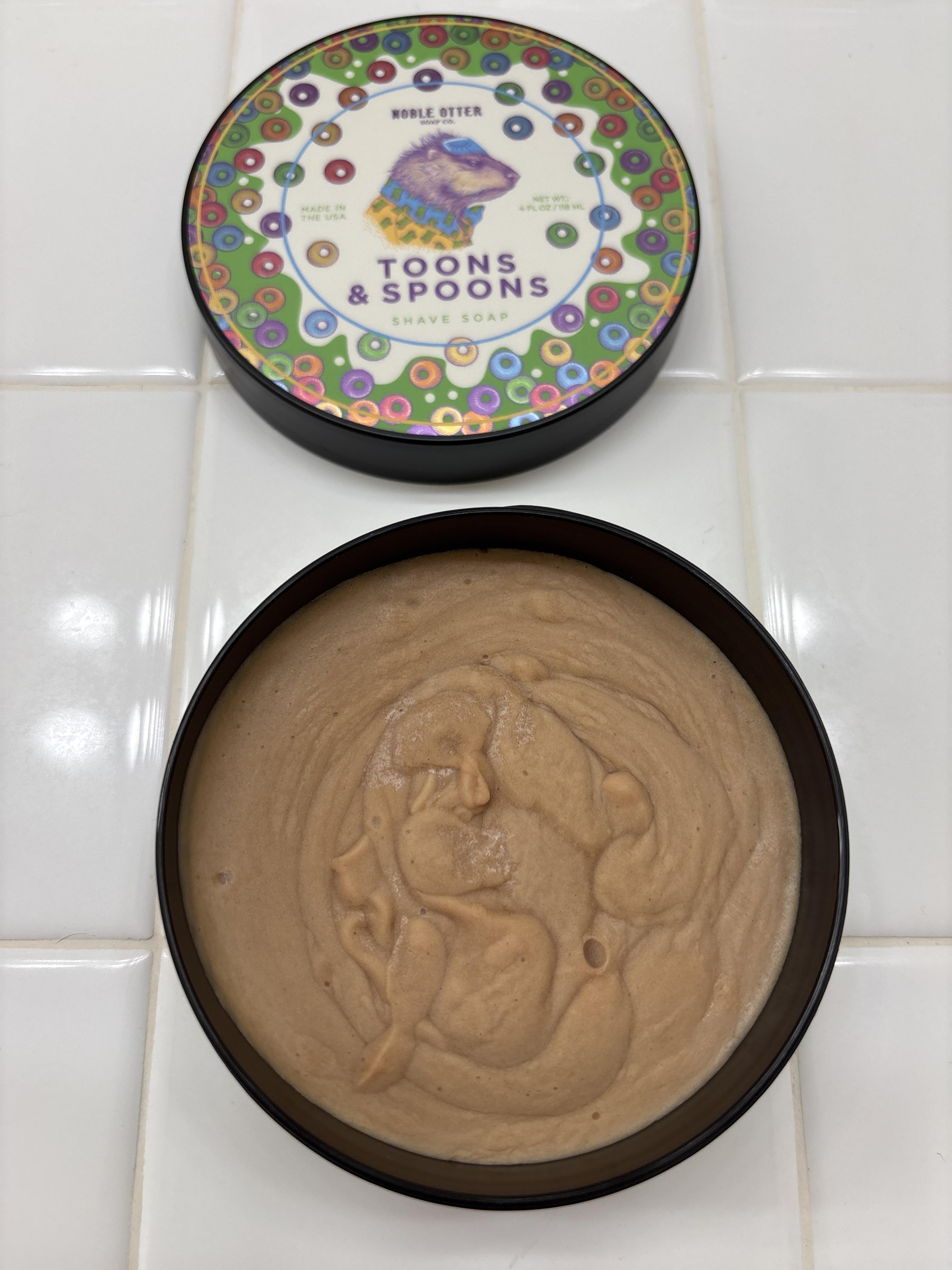 Noble Otter Toons & Spoons sapone da barba fruttato 113 g