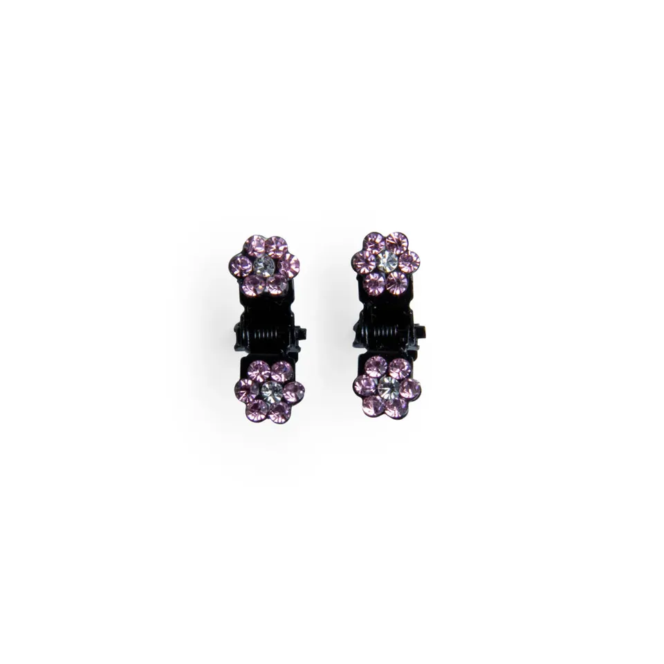 Smoothies Floral Gem mollette capelli rosa 2 pezzi
