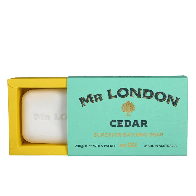 Mr London Cedar No 02 saponetta uomo 280g cedro