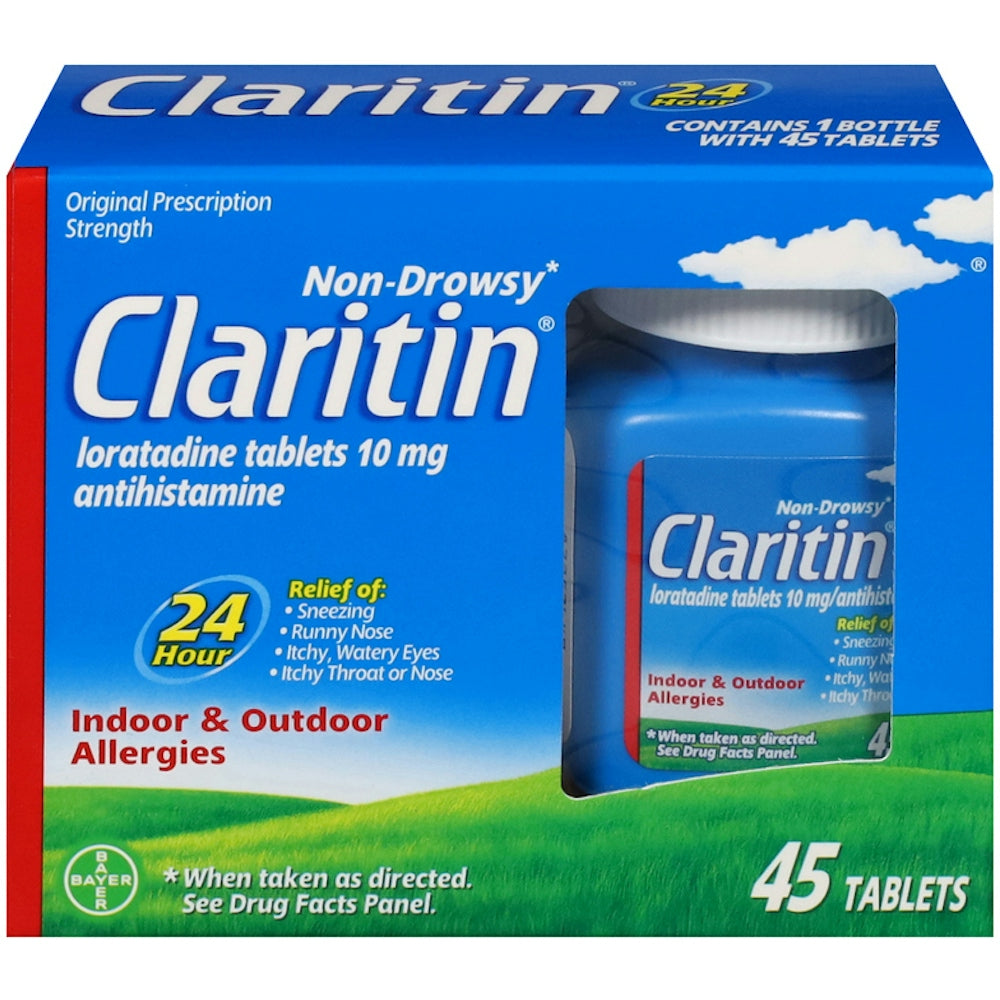 Claritin Antistaminico 24H Loratadina 45 Compresse
