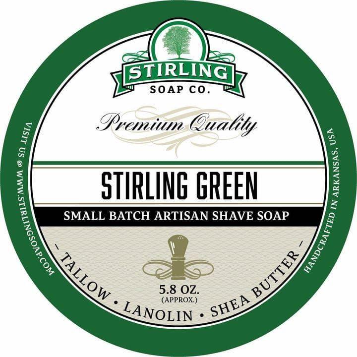Stirling Green sapone da barba uomo 164 g muschio