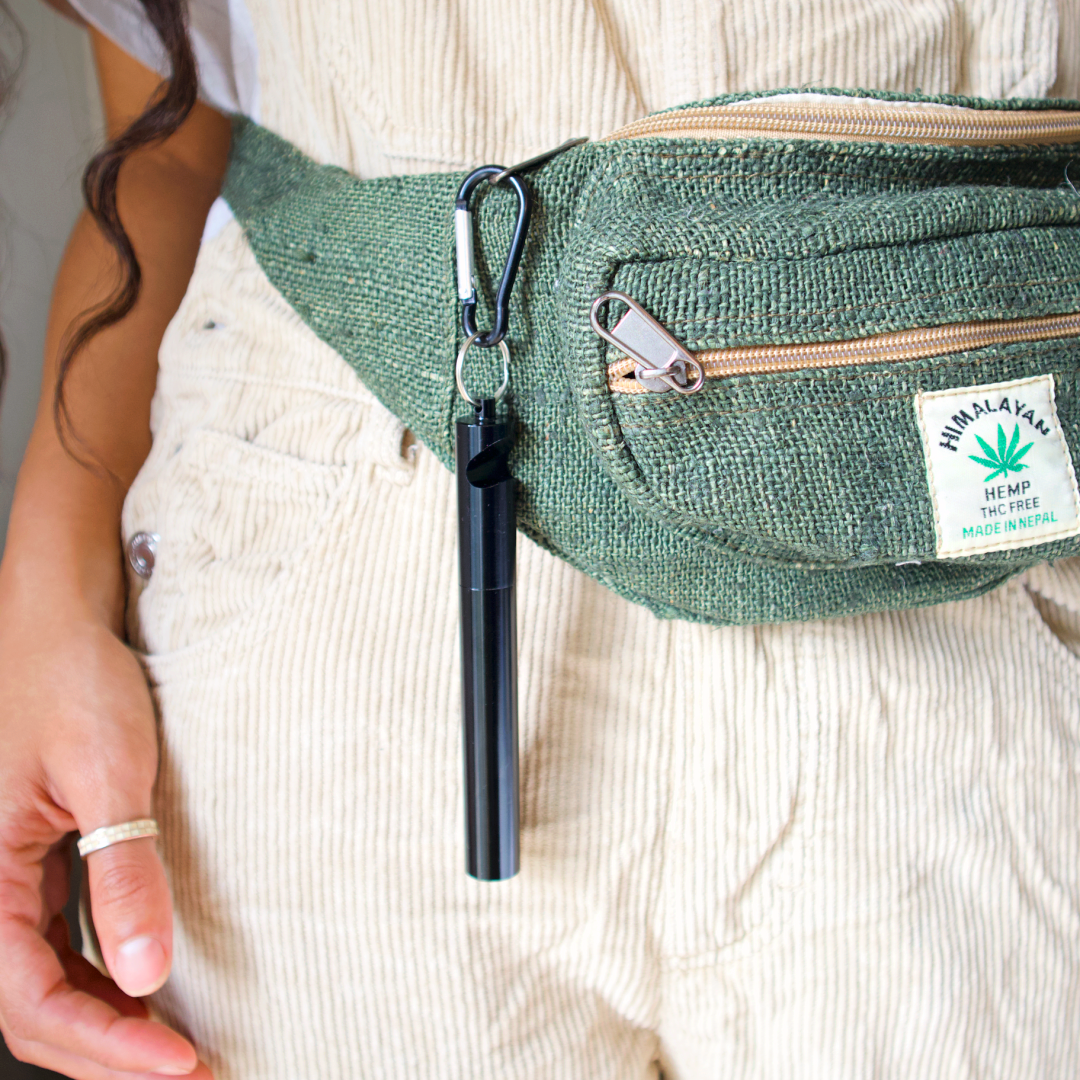 Love of Earth Straw Keychain cannuccia acciaio oro rosa