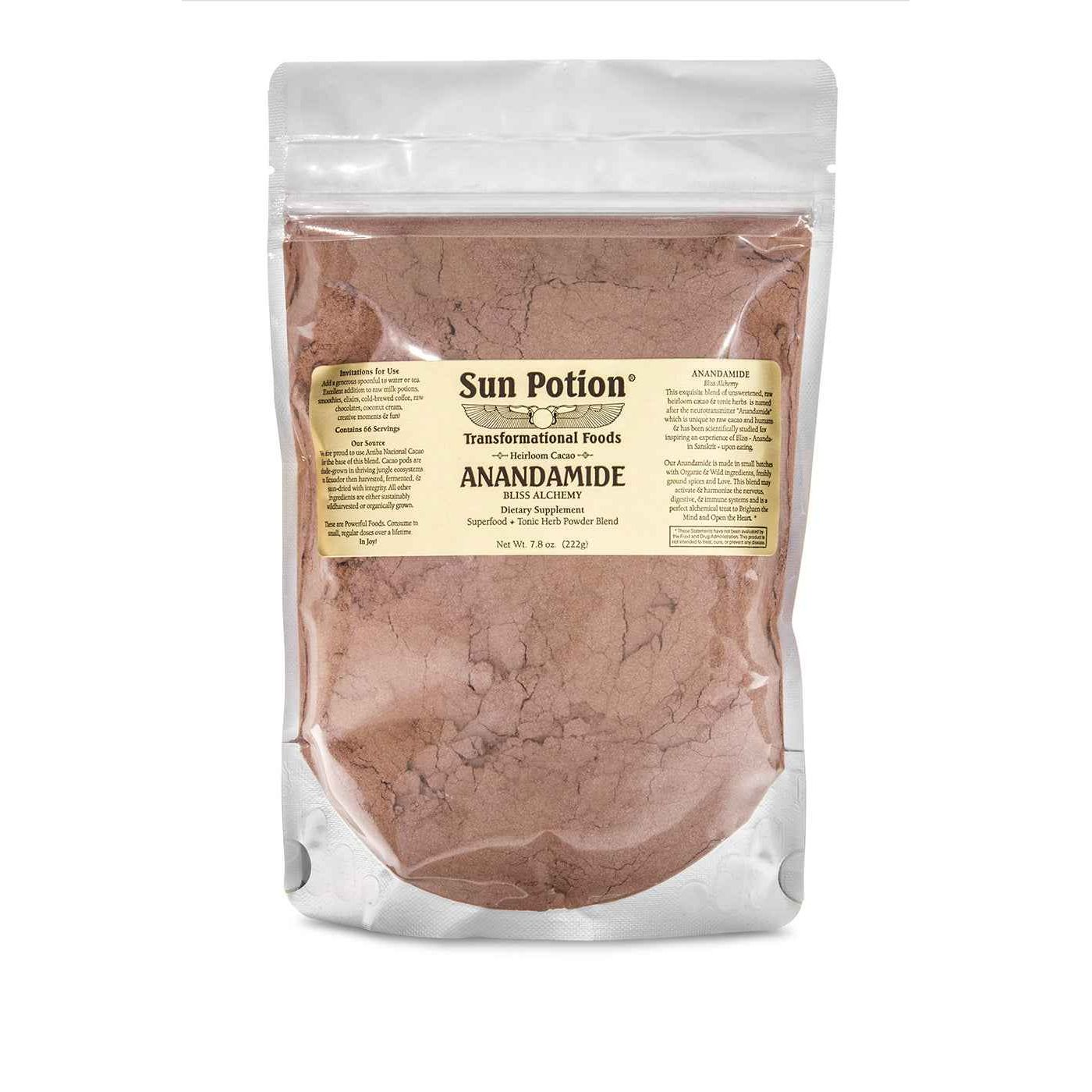 Sun Potion Anandamide mix cacao adattogeno 222 g spezie
