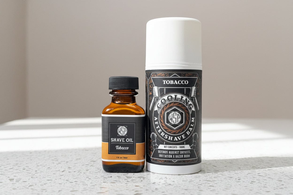 Wet Shaving Products Tobacco olio prebarba 1 oz tabacco