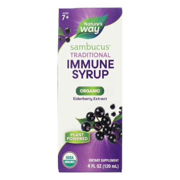Nature's Way Sambucus sciroppo sambuco nero bio 120 ml