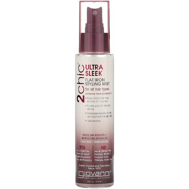 Giovanni 2chic Spray Piastra Termoprotettore 118 ml Lisci