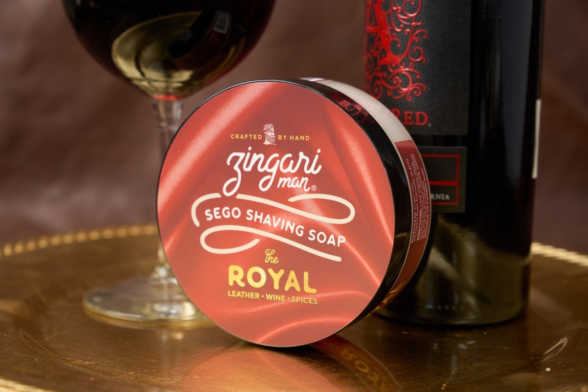 Zingari Man The Royal sapone da barba oud e cuoio