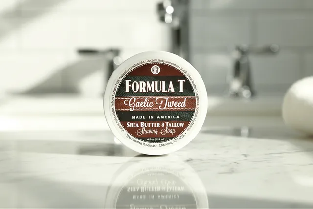 Wet Shaving Products Gaelic Tweed Sapone Barba Sego Tallow