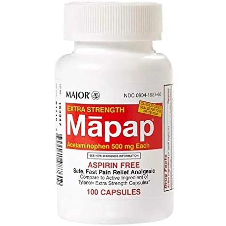 Major Mapap acetaminofene 500 mg capsule 100 pezzi extra forte