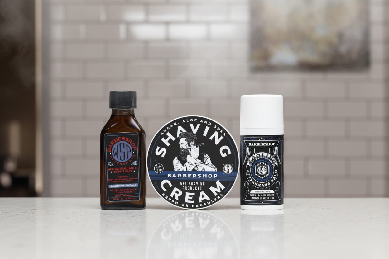 Wet Shaving Products Barbershop crema da barba vasetto 7.44 oz vegana