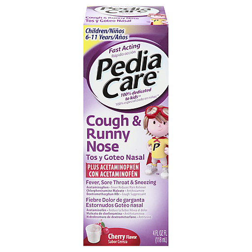 PediaCare Sciroppo Tosse Raffreddore Bambini Ciliegia 118 ml