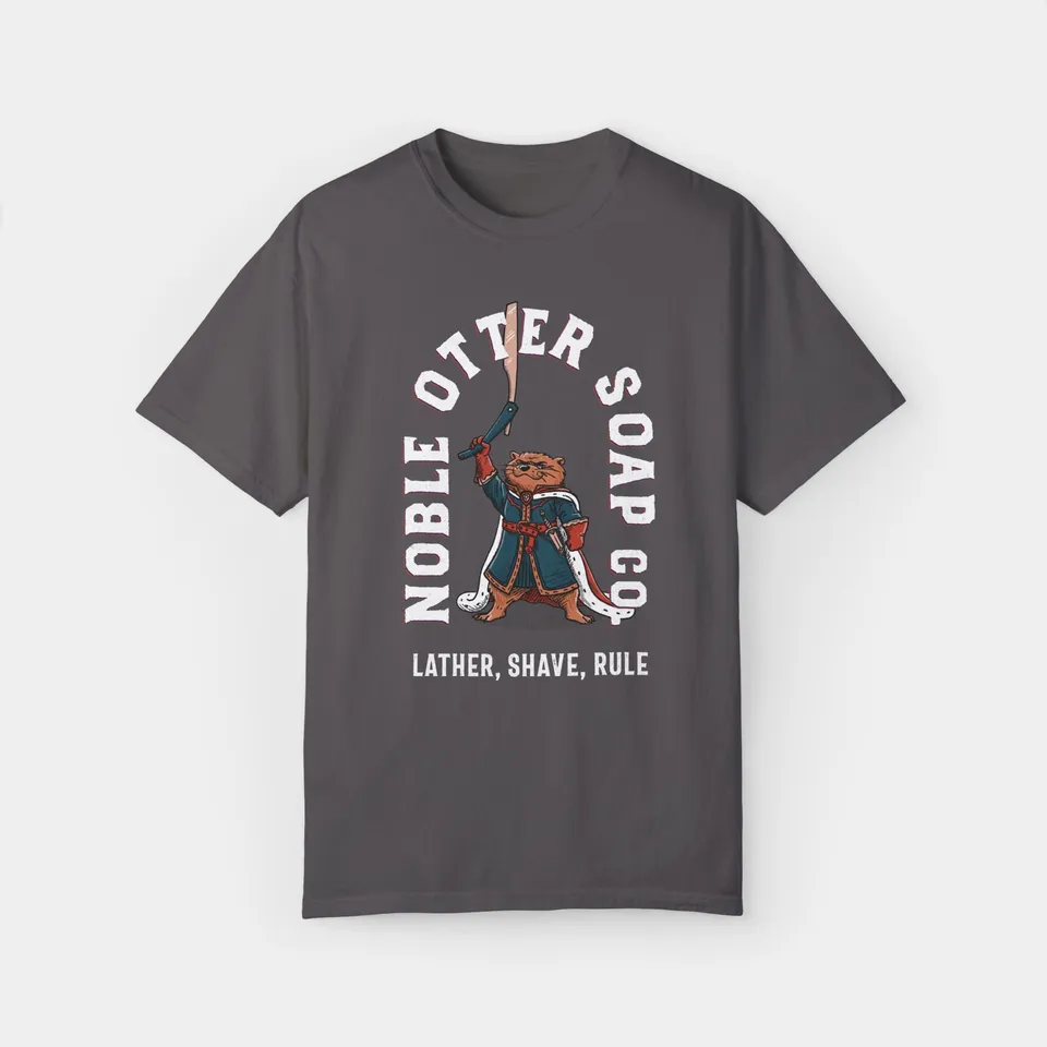 Noble Otter All Hail the Otter t-shirt cotone grafite L