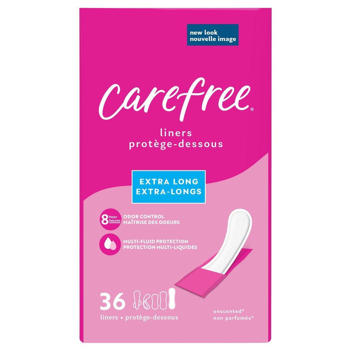 Carefree Acti-Fresh Salvaslip Extra Lunghi 36 Pezzi
