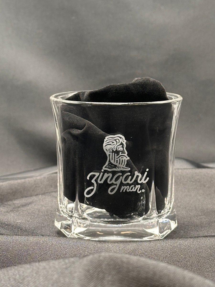 Zingari Man bicchiere bourbon in vetro inciso
