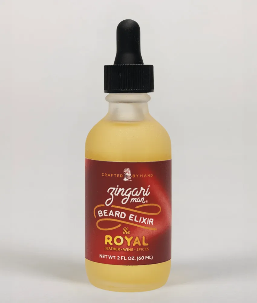 Zingari Man The Royal Beard Elixir olio barba cuoio oud