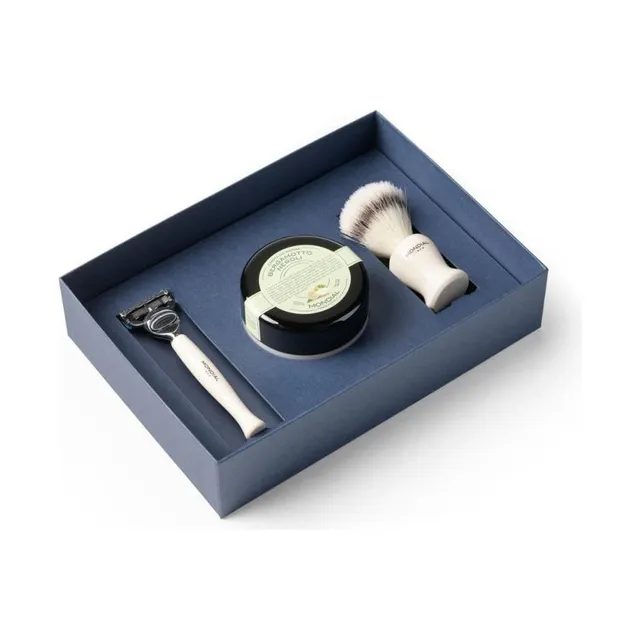 Mondial Baylis set rasatura 3 pezzi avorio bergamotto neroli