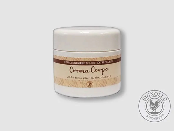 Saponificio Bignoli Riso Crema Corpo Olio di Riso 150 ml Idratante