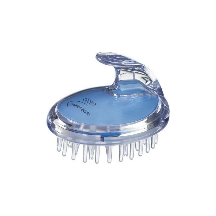 KENT spazzola shampoo massaggiante blu capelli