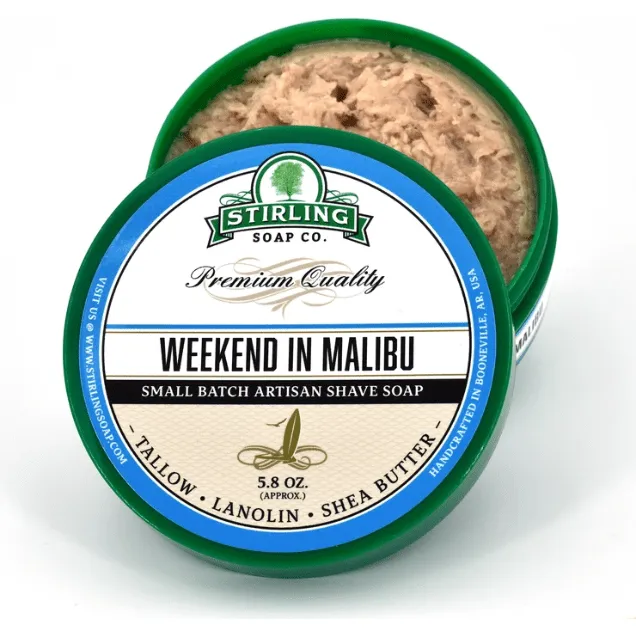 Stirling Weekend in Malibu Set Rasatura Sapone e Dopobarba