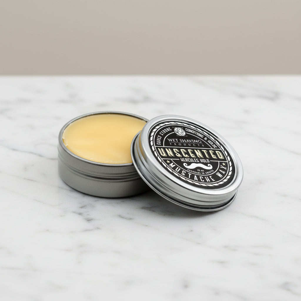 Wet Shaving Products Au Naturel cera baffi tenuta normale non profumata