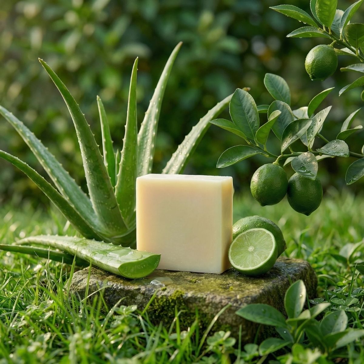 The Black Stuff Fresh Lime and Aloe Sapone Uomo Lime Aloe Pelle Sensibile