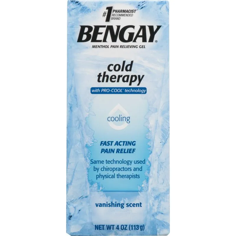 Bengay Cold Therapy Gel Antidolorifico 4 oz Mentolo