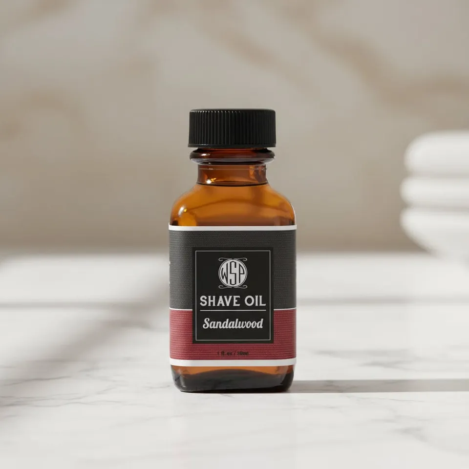 Wet Shaving Products Sandalwood Ultra-Glide olio prebarba 1 oz sandalo