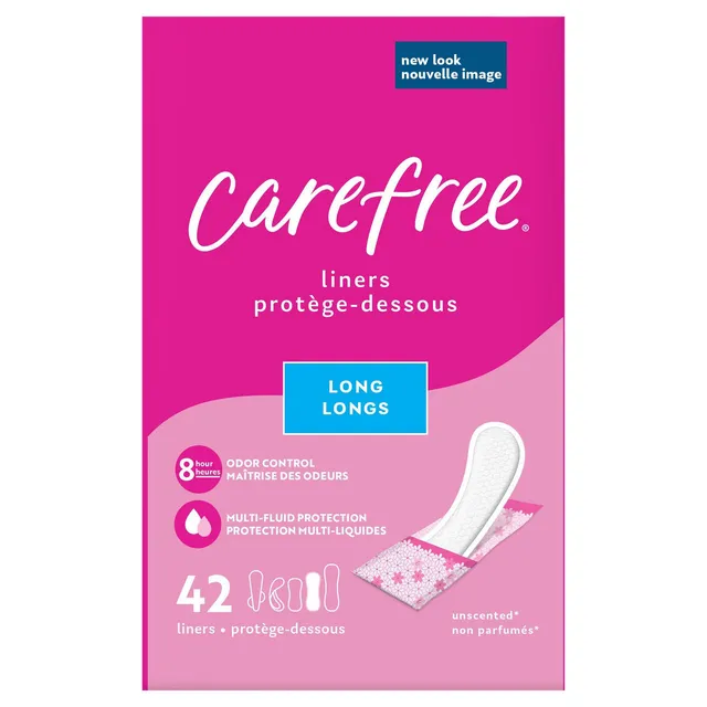 Carefree Long Salvaslip Non Profumati 42 pz