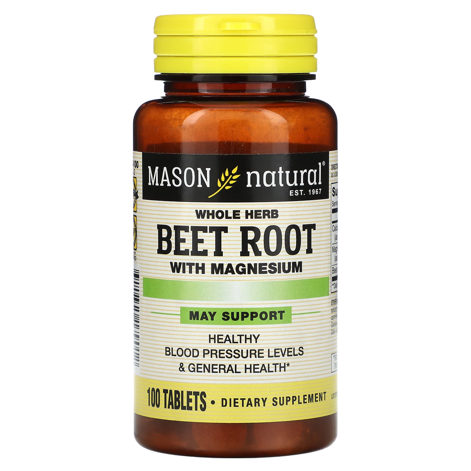 Mason Natural Barbabietola 500mg Compresse Magnesio