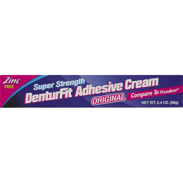 DenturFit Original crema adesiva dentiere forte 68 g