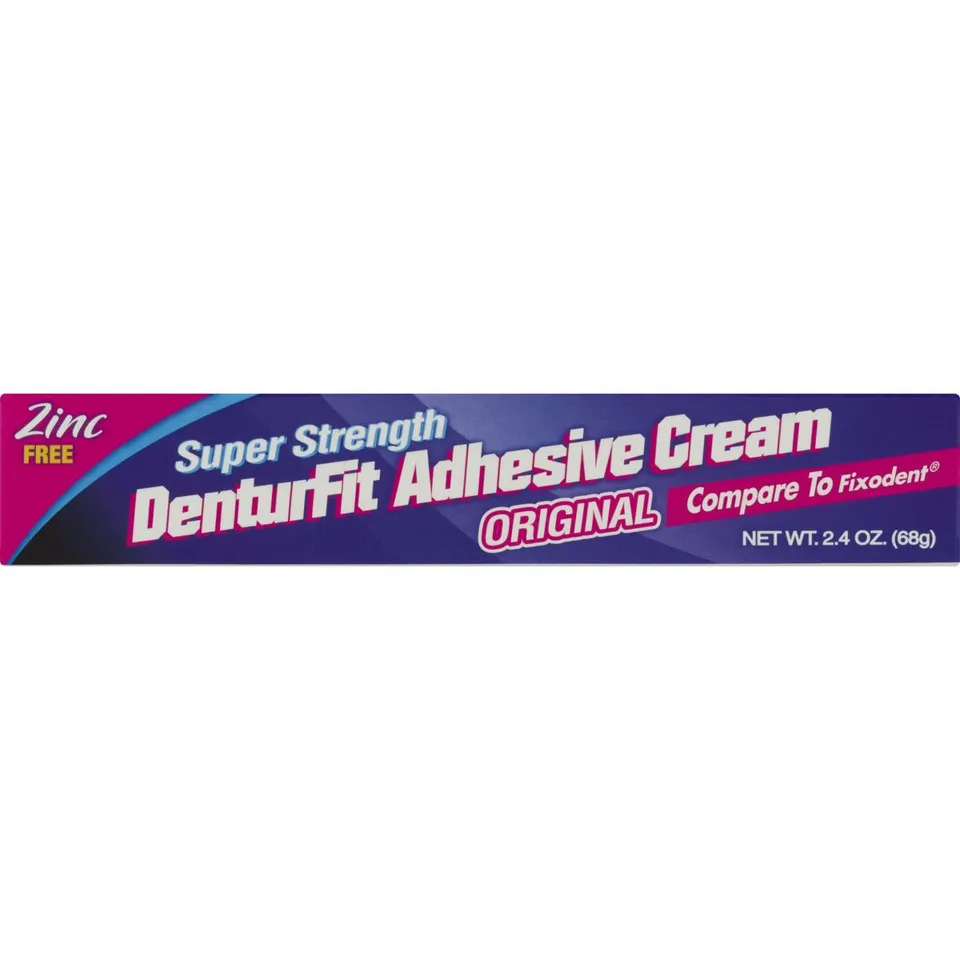 DenturFit Original crema adesiva dentiere forte 68 g