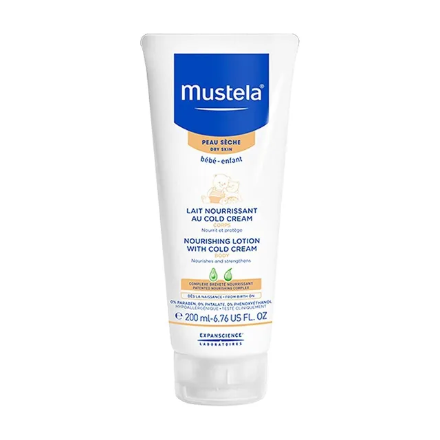 Mustela Skin Care Cold Cream latte corpo 200 ml pelle secca