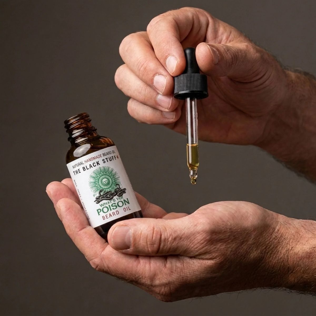 The Black Stuff Beard Care What's Yer Poison olio barba 30ml