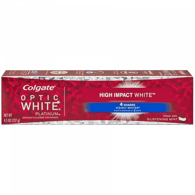 Colgate Optic White Platinum High-Impact dentifricio 127 g
