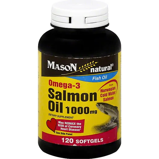 Mason Natural Olio Salmone Omega-3 1000 Mg capsule molli
