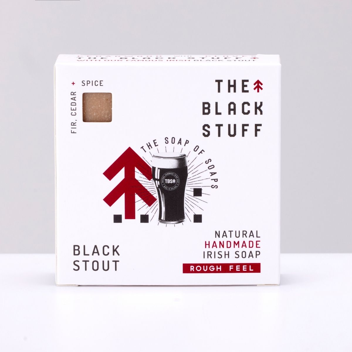 The Black Stuff Black Stout saponetta uomo miele e cedro