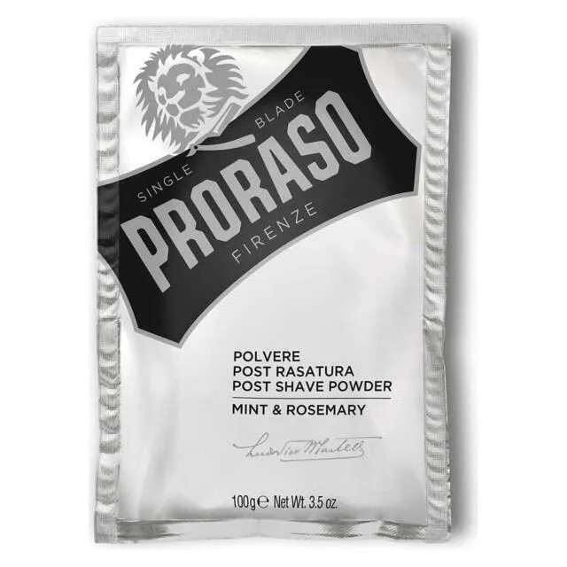 Proraso Menta e Rosmarino polvere dopobarba 100 g classica