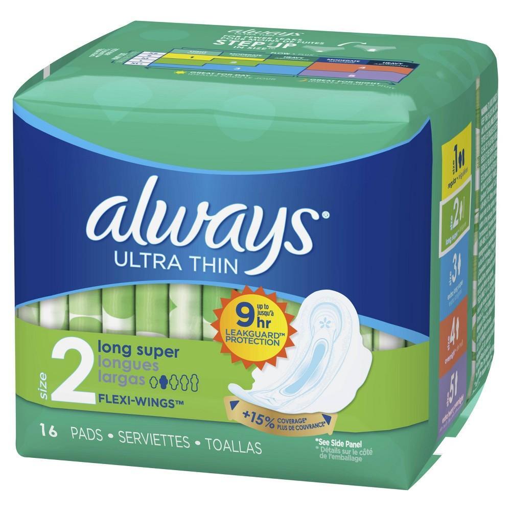 Always Ultra Thin Long Super assorbenti 16 pezzi