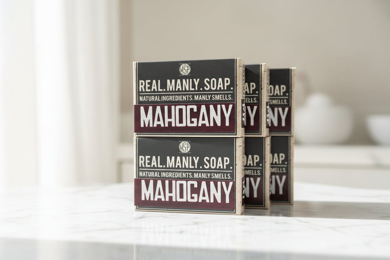 Wet Shaving Products Mahogany Saponetta Uomo Singola Legno