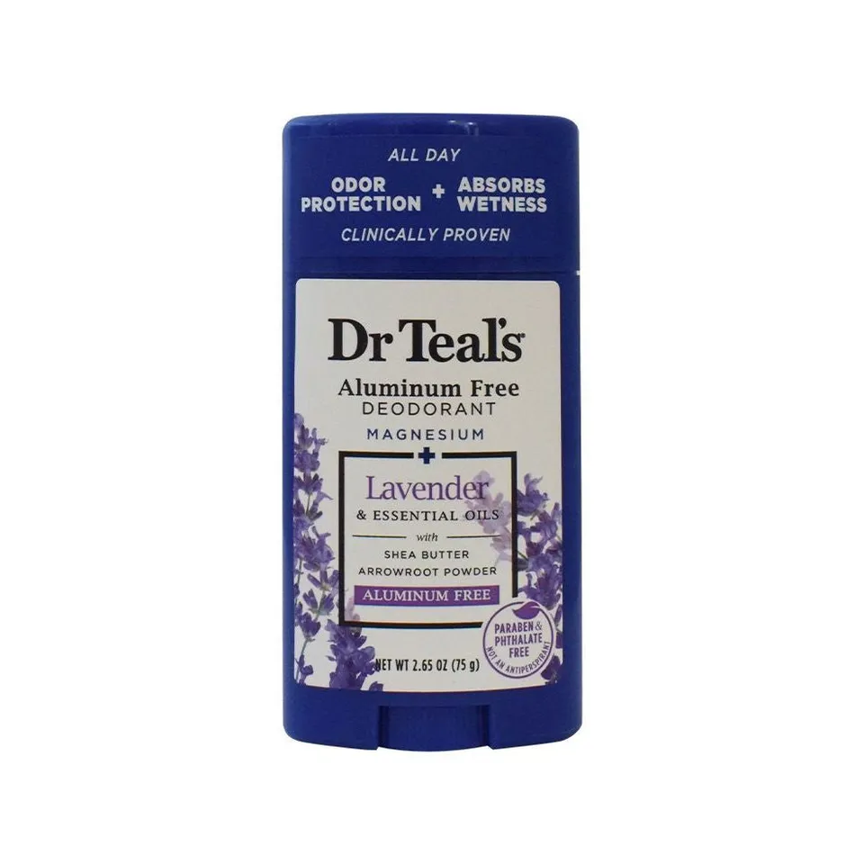 Dr Teal's deodorante senza alluminio lavanda stick