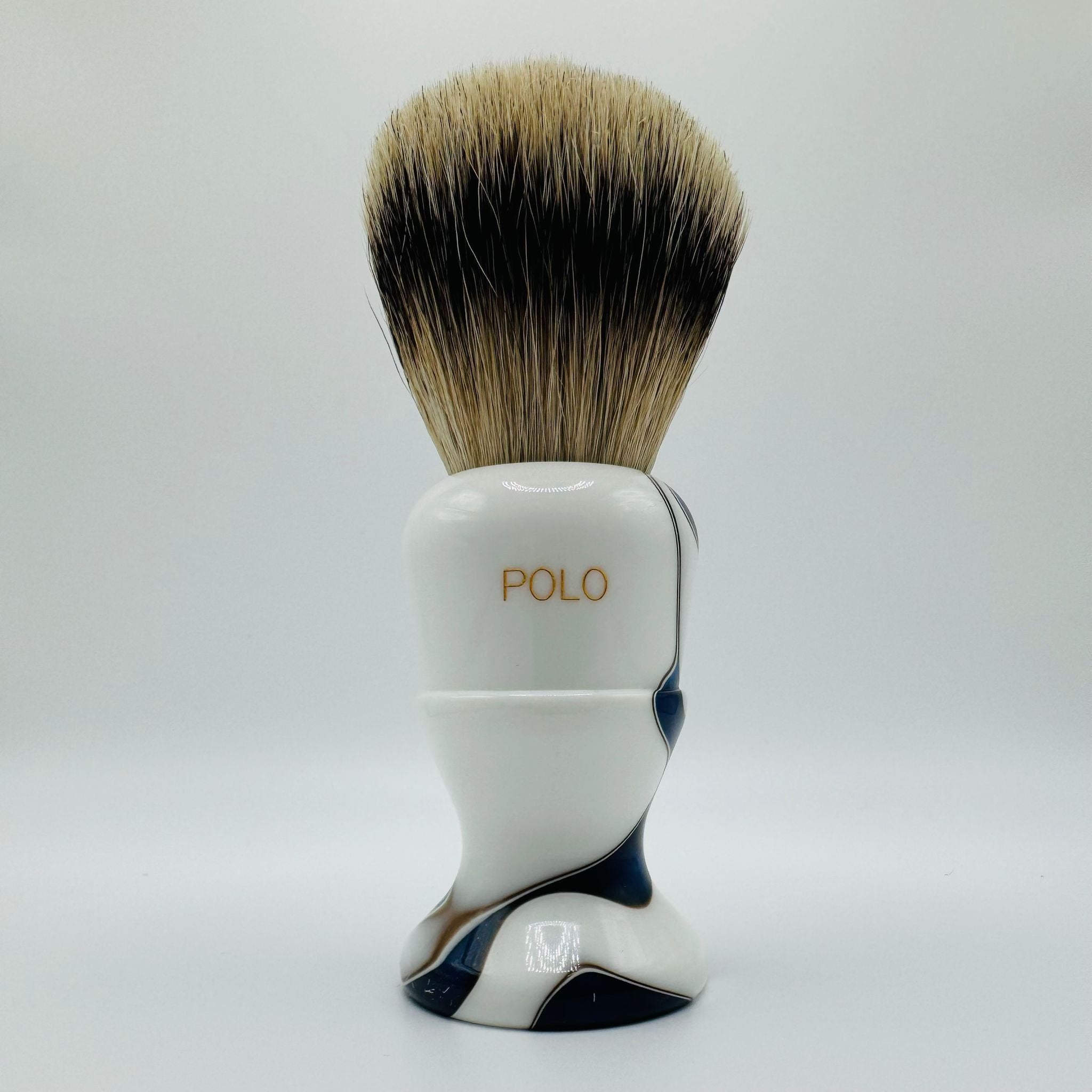 Simpson Polo 12 Best Badger pennello barba Sapphire Candy