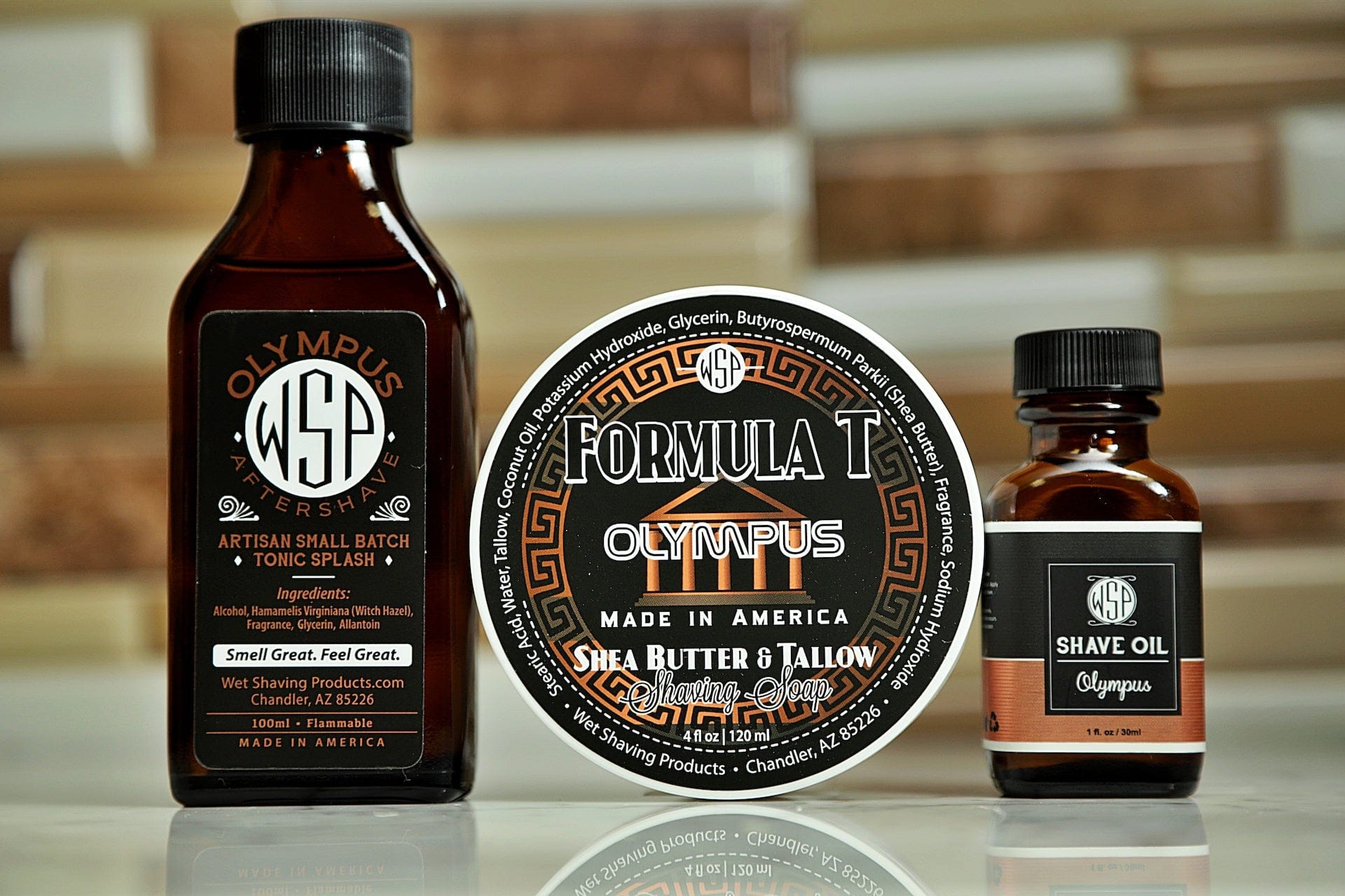 Wet Shaving Products Olympus sapone barba sego Formula T denso