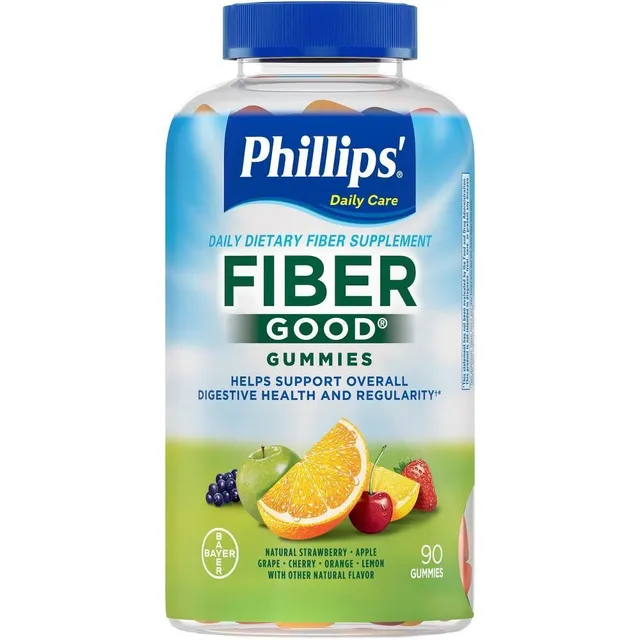 Phillips' Fiber Good integratore fibre 90 gommose frutta