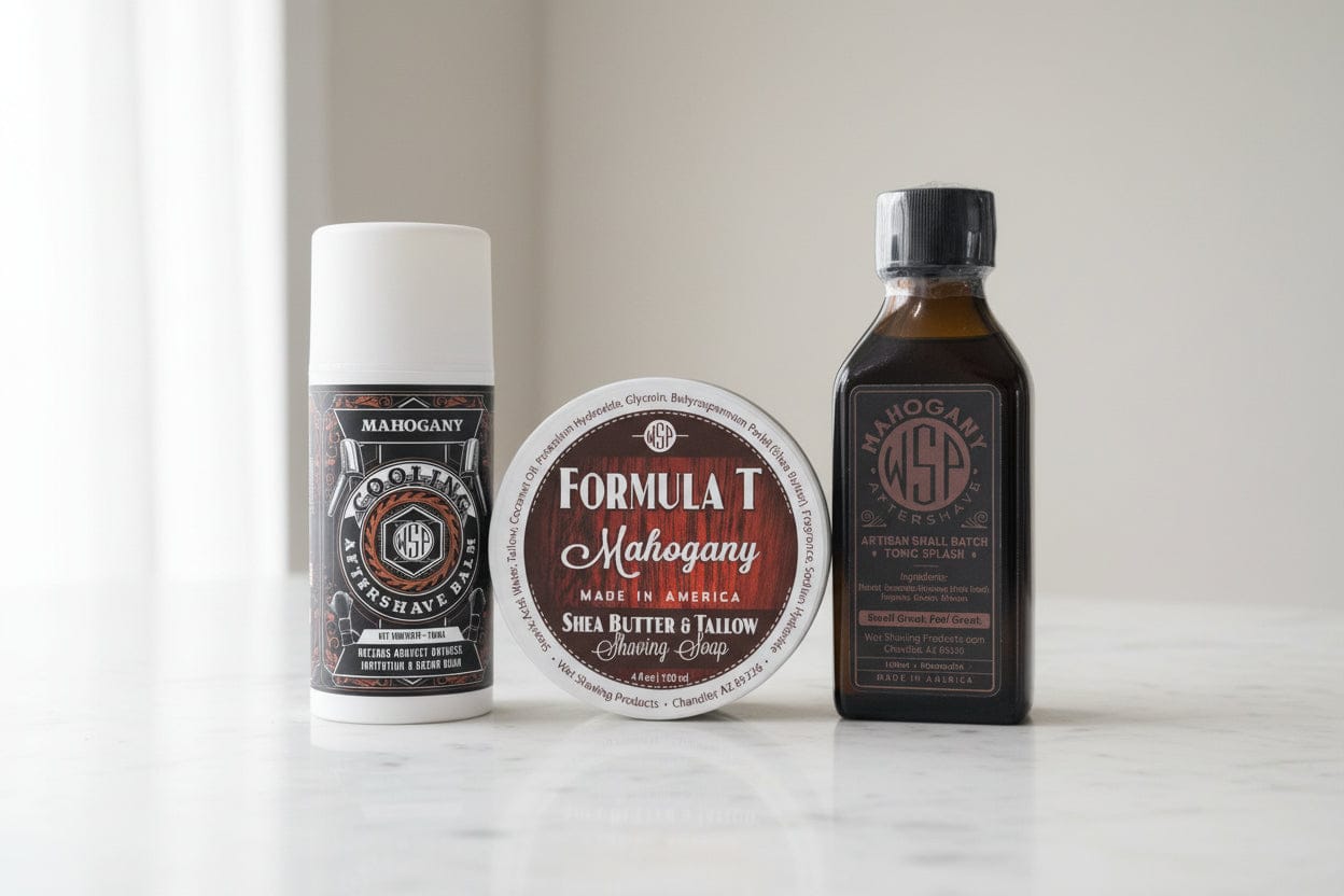 Wet Shaving Products Mahogany Balsamo Dopobarba 100ml Fresco