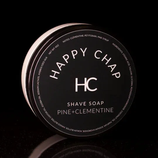 Happy Chap Pine Clementine Sapone Barba 113 g + Dopobarba