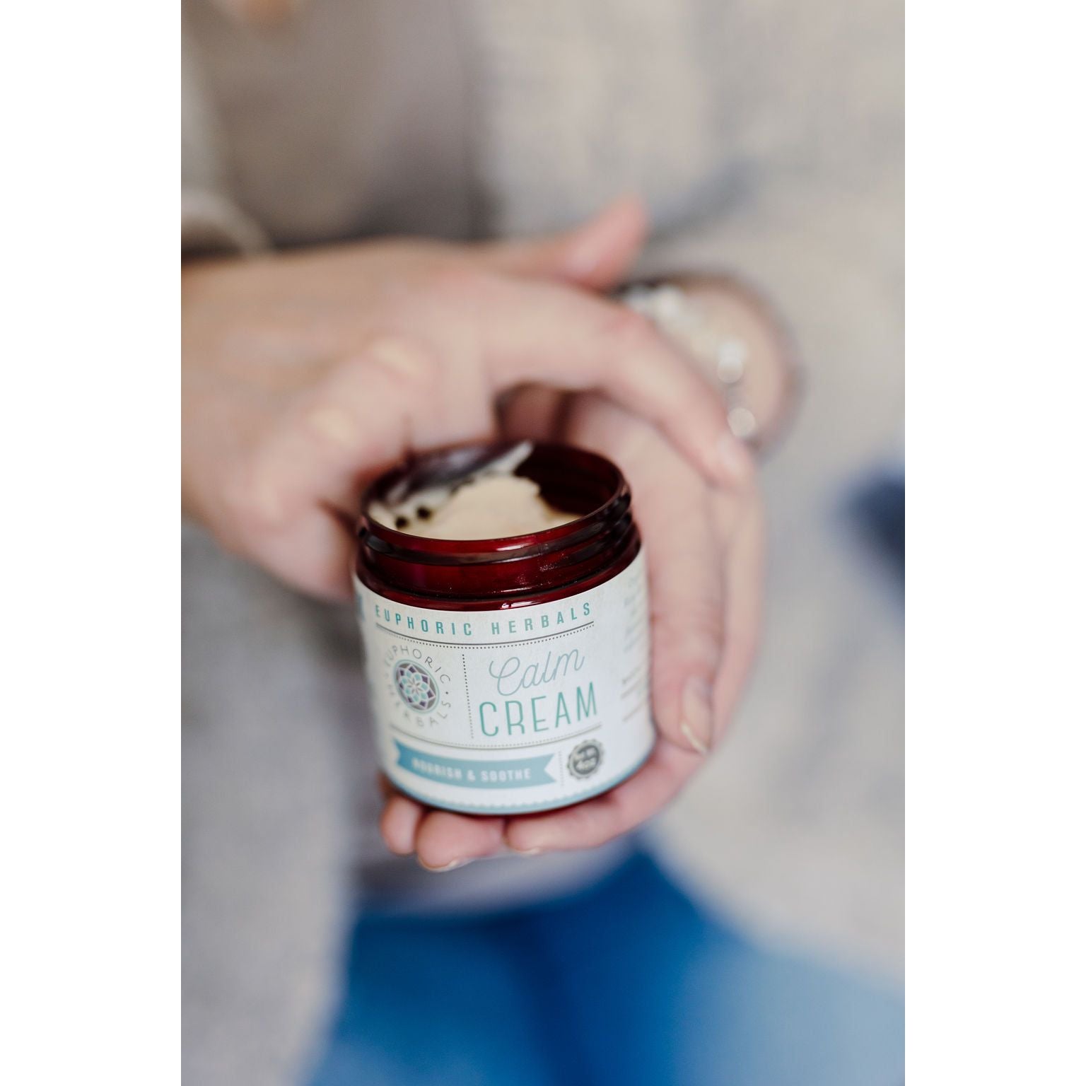 Euphoric Herbals Calm Cream Idratante 227 g Pelle Secca